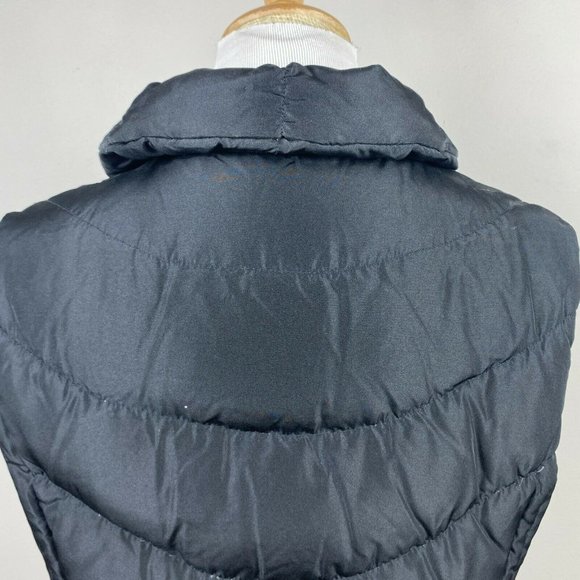 Kenneth Cole Reaction G-III Down Feather Vest L Black Sleeveless Zip Snap - Picture 5 of 12